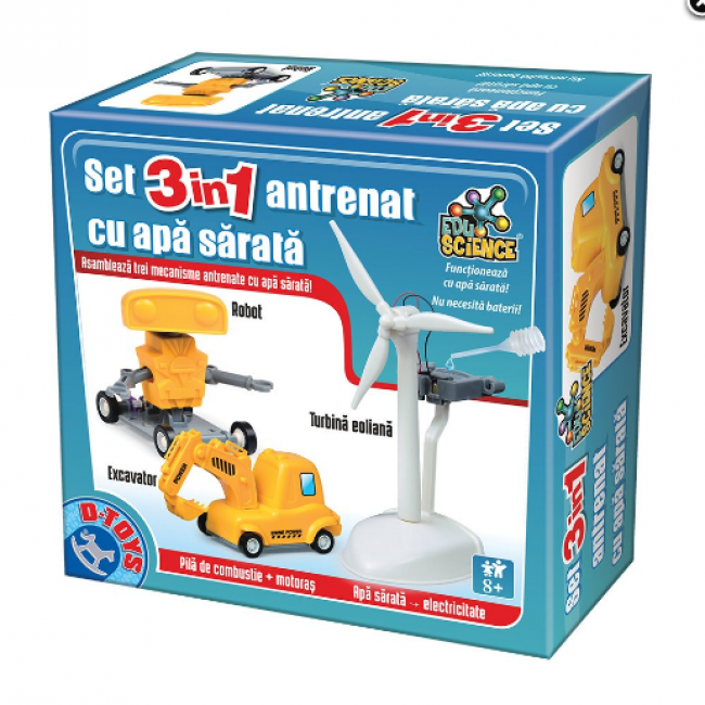 Joc Educativ Set 3 în 1 Antrenat cu Apă Sărată